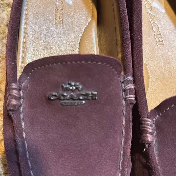 Coach suede rubber soled shoe - Picture 6 of 8